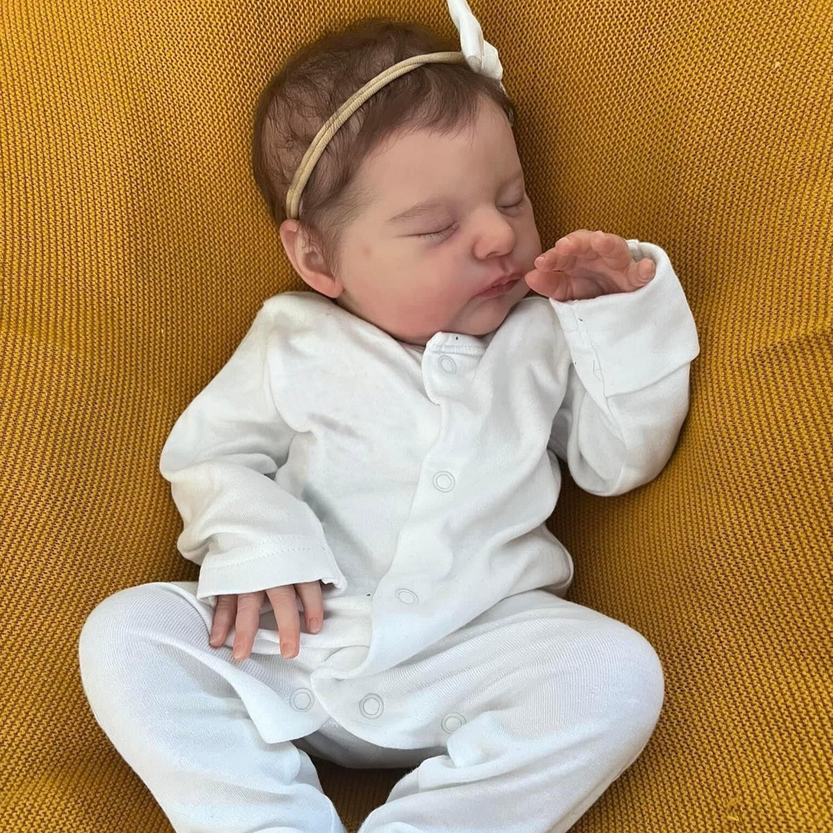 50 cm Reborn-Puppen mit Stoffkörper, weiche Neugeborenen-Babypuppen für Mädchen