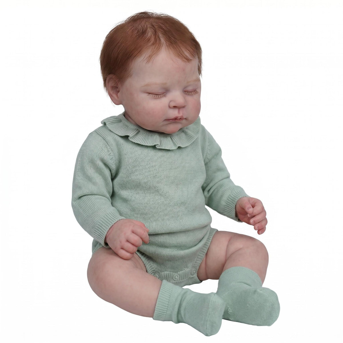 19-Zoll Reborn-Babypuppe mit Stoffkörper, süßes, lebensechtes Baby