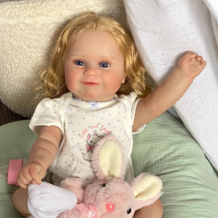 50 cm simulierte Baby-Reborn-Puppe aus Vollvinyl, Maddie, Kindergeschenk