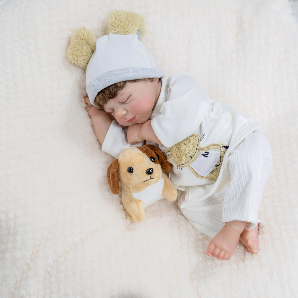 Detailreiche 18-Zoll Reborn-Puppe aus Vollvinyl, Sammler-Spielzeug, die perfekte Wahl für Geburtstagsgeschenke und den Einkauf von Weihnachtsgeschenken