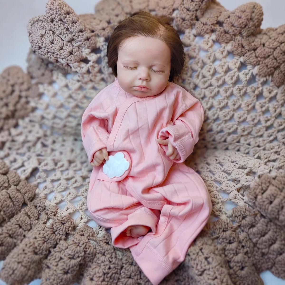 16 Zoll Reborn-Babypuppen mit komplettem Körper aus massivem Silikon, Kleinkind-Mädchen/Junge als Geschenk