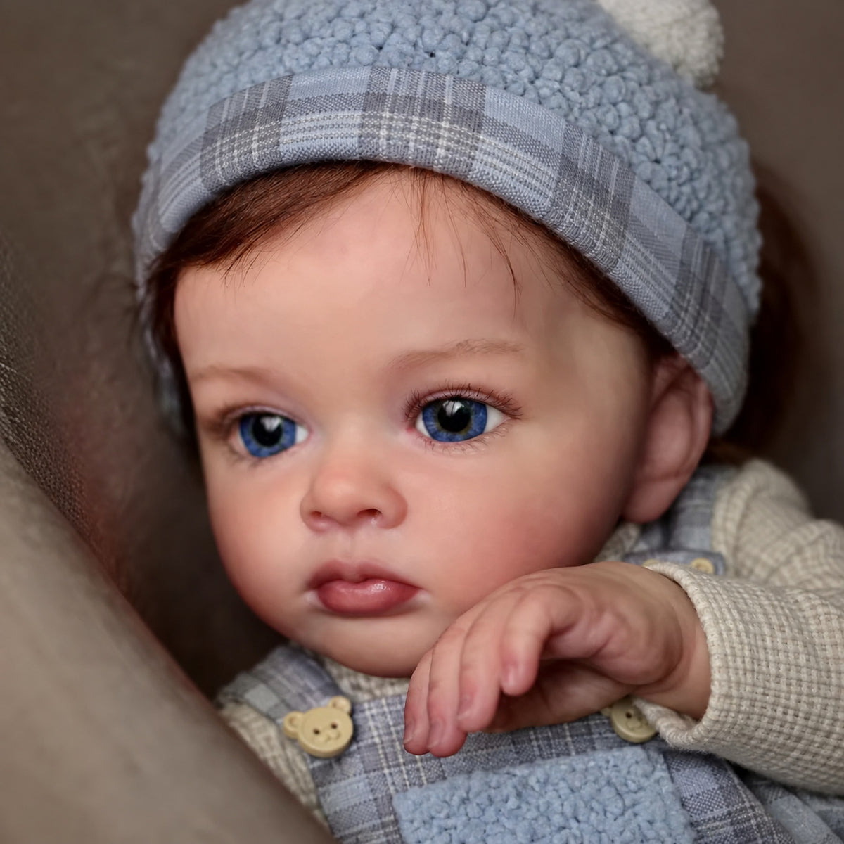 22 inch Full Vinyl Reborn Baby Doll – A Lifelike Gift for Seniors, Loved Ones, and Children