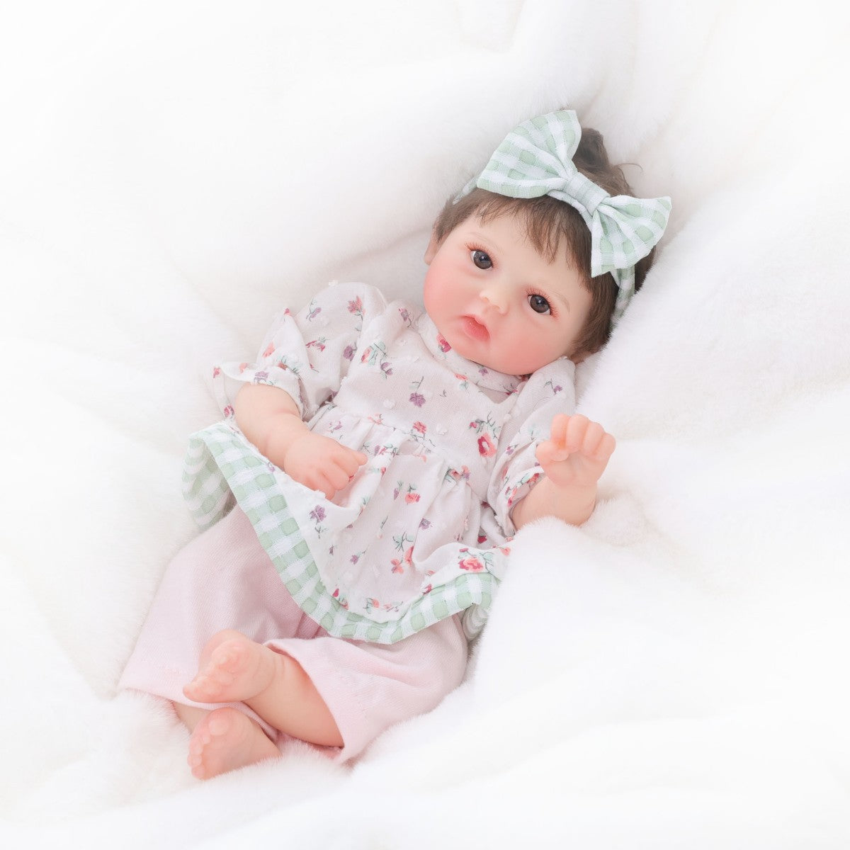 12 Zoll 30 cm Reborn-Babypuppe aus massivem Silikon