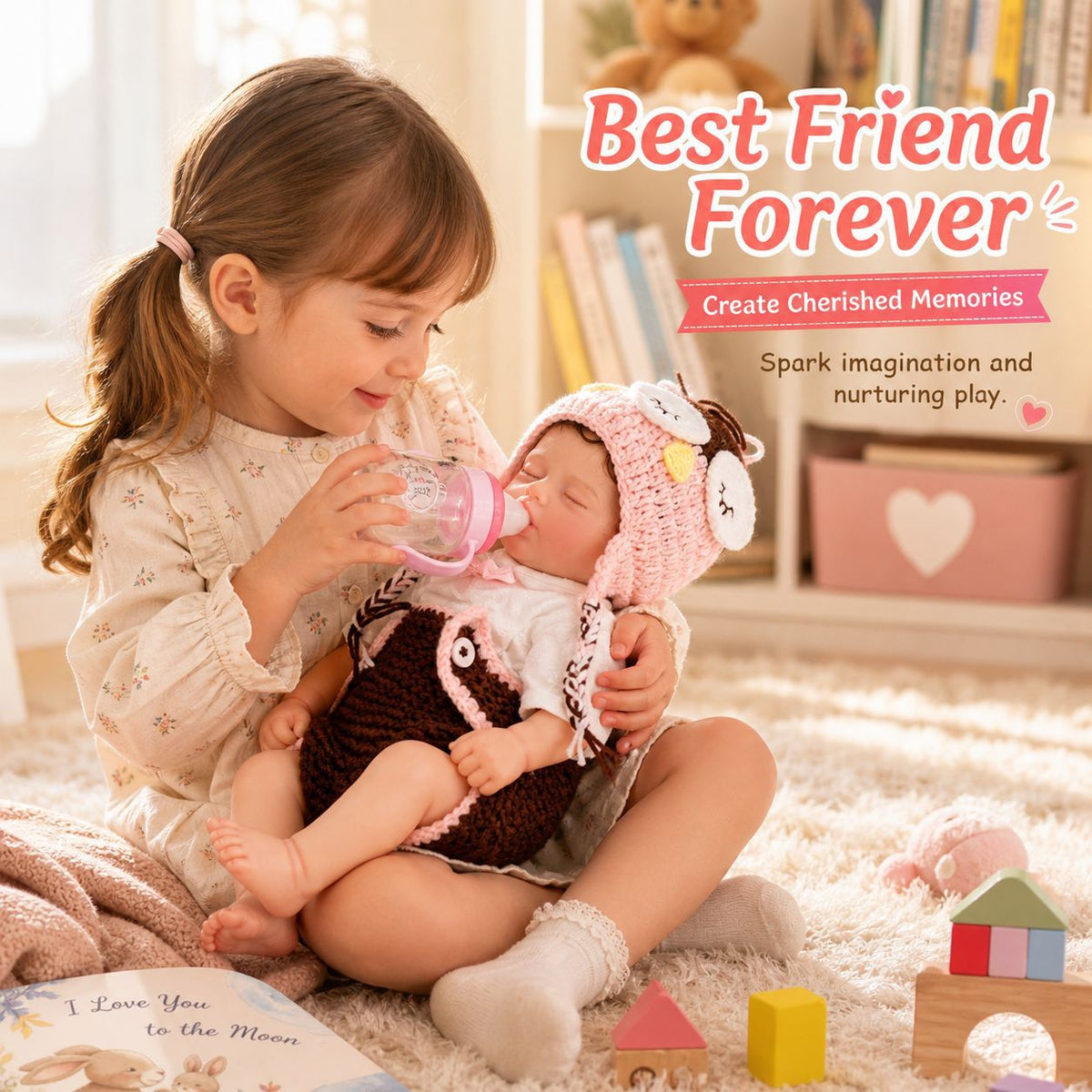 16 Zoll Reborn-Babypuppe aus massivem Vollsilikon, 3D-Haut mit sichtbaren Adern, handgefertigt, Neugeborenen-Spielzeug, ideales Geschenk für Kinder, Mädchen und Sammler
