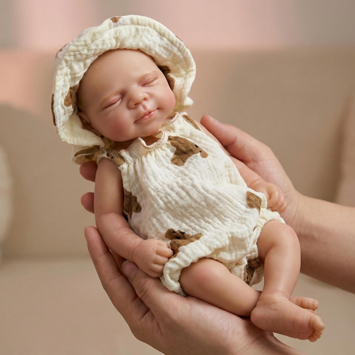 12 Zoll ärmelloser Jumpsuit für Pascale Reborn-Puppe aus Vollsilikon
