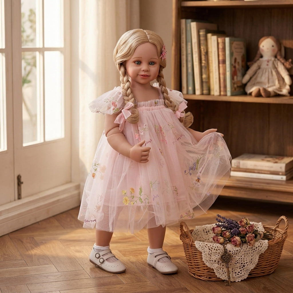 80 cm Mädchenpuppe, hochrealistische Puppe, BJD-Gelenkpuppe