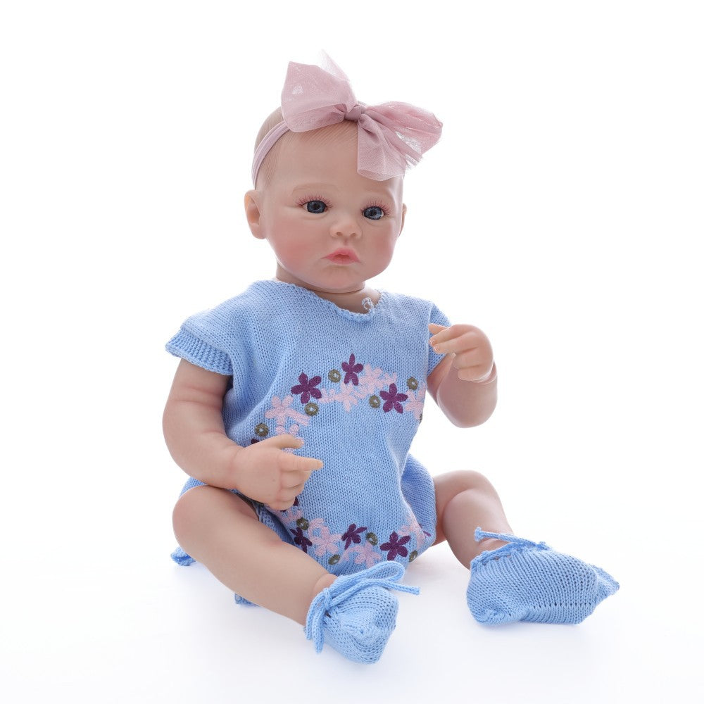 50 cm Reborn-Puppe, Ganzkörper-Silikon-Simulationsbaby