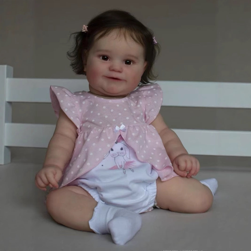 50 cm simulierte Baby-Reborn-Puppe aus Vollvinyl, 3D-Haut Maddie, Kindergeschenk