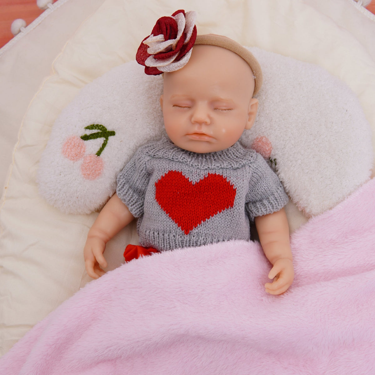 12 Zoll neue Reborn-Puppe aus massivem Vollsilikon mit weicher, simulierter Babyhaut als Spielzeuggeschenk