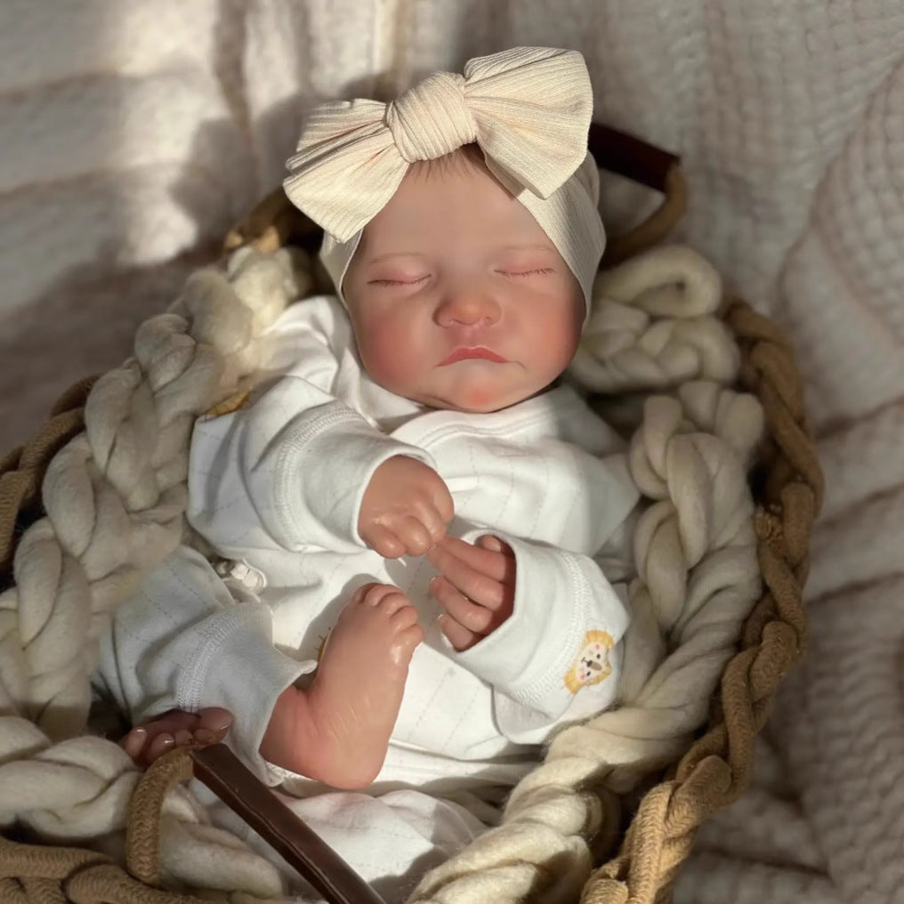 Reborn Baby Levi Realistisches Neugeborenes 19 Zoll 48 cm lebensgroße Vinylpuppe