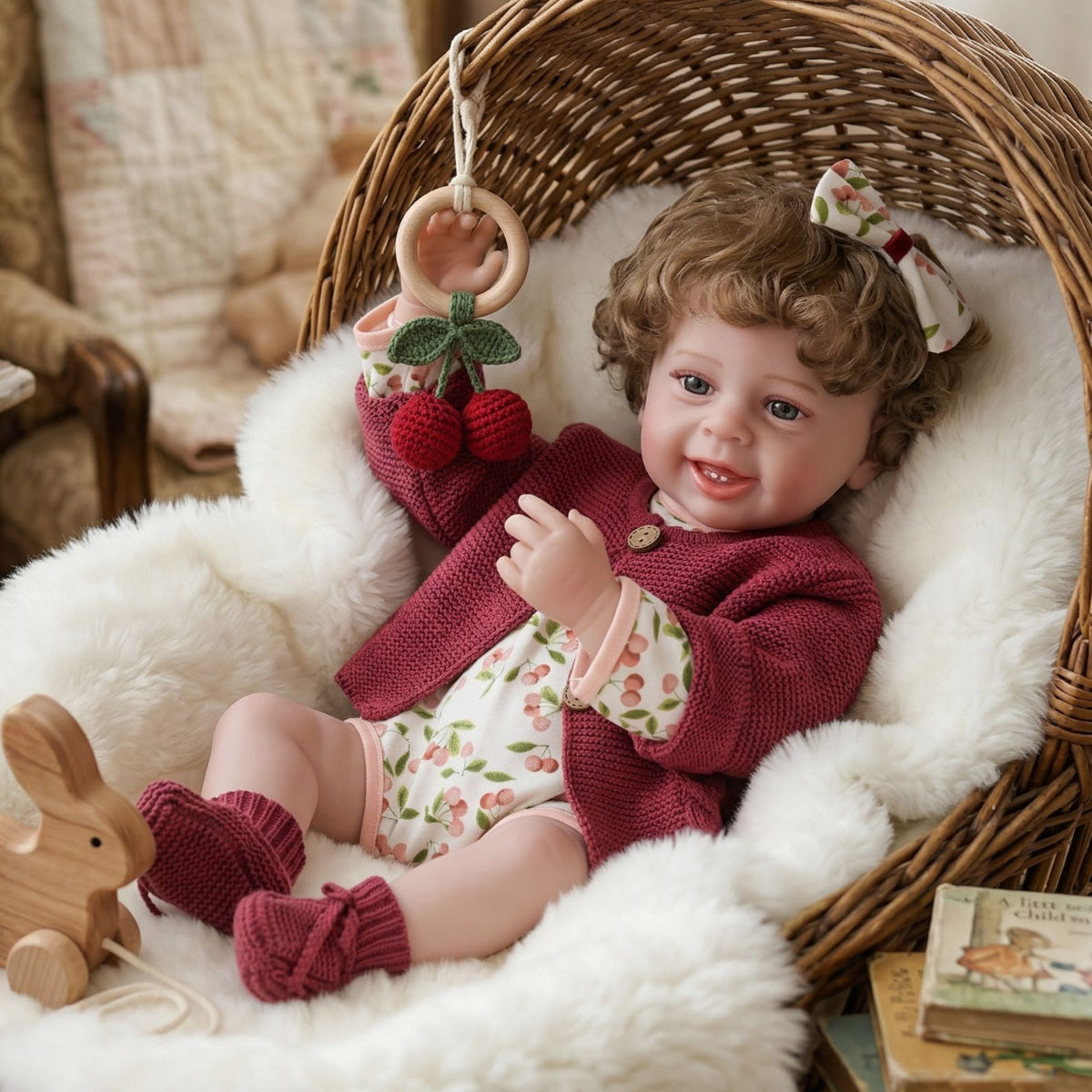 22 Zoll neue Reborn-Puppe mit Ganzkörper-Vinyl, simulierte Spielzeugpuppe, Puppengeschenk, Babygeschenk