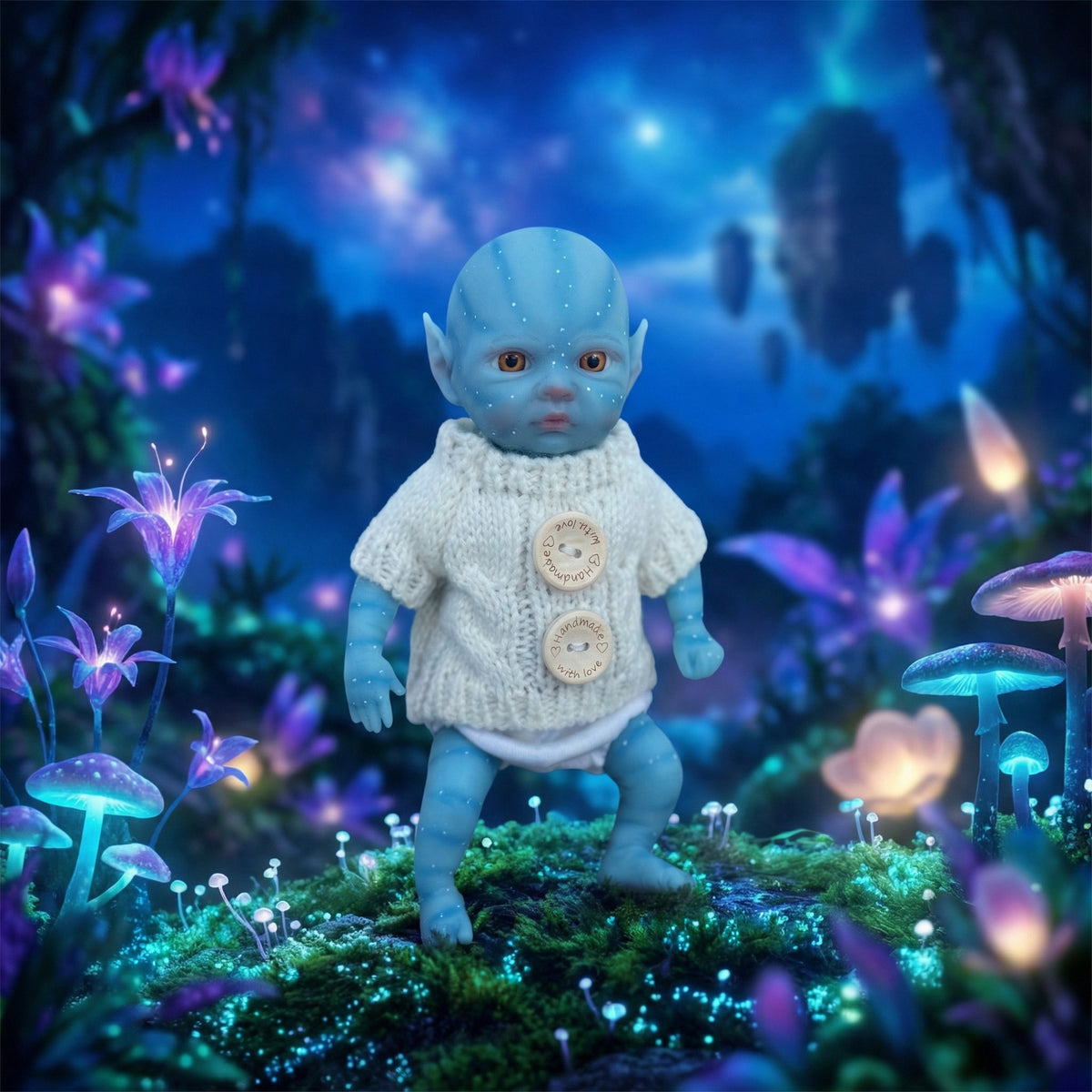 8-Zoll-Avatar-Reborn-Puppe aus Vollsilikon