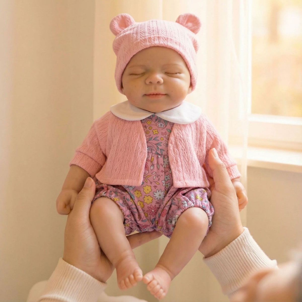 12-Zoll-Pascale-Reborn-Puppe aus Vollsilikon mit Strickjacke als Weihnachtsgeschenk für Kinder