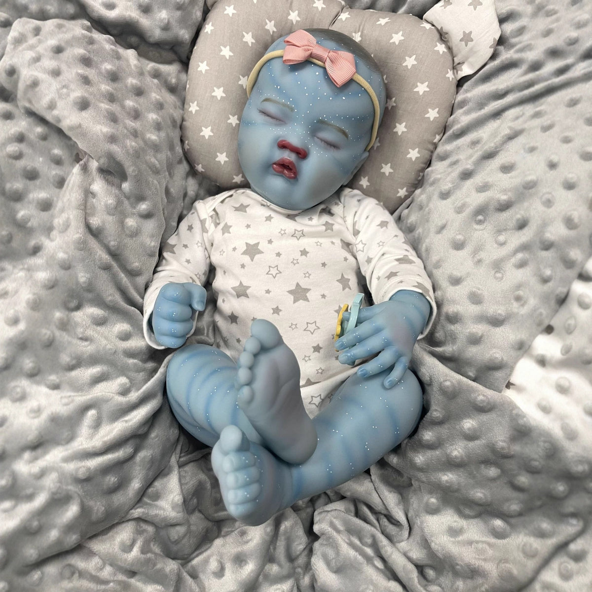 20-Zoll Stoffkörper-Fantasy-Alien-Reborn-Puppe, perfektes Andenken für Geburtstage und Feiertage