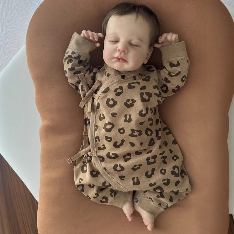 50 cm Reborn-Puppe aus Vollvinyl, Modell LOULOU, aufwendig bemalt, Geschenk für Kinder
