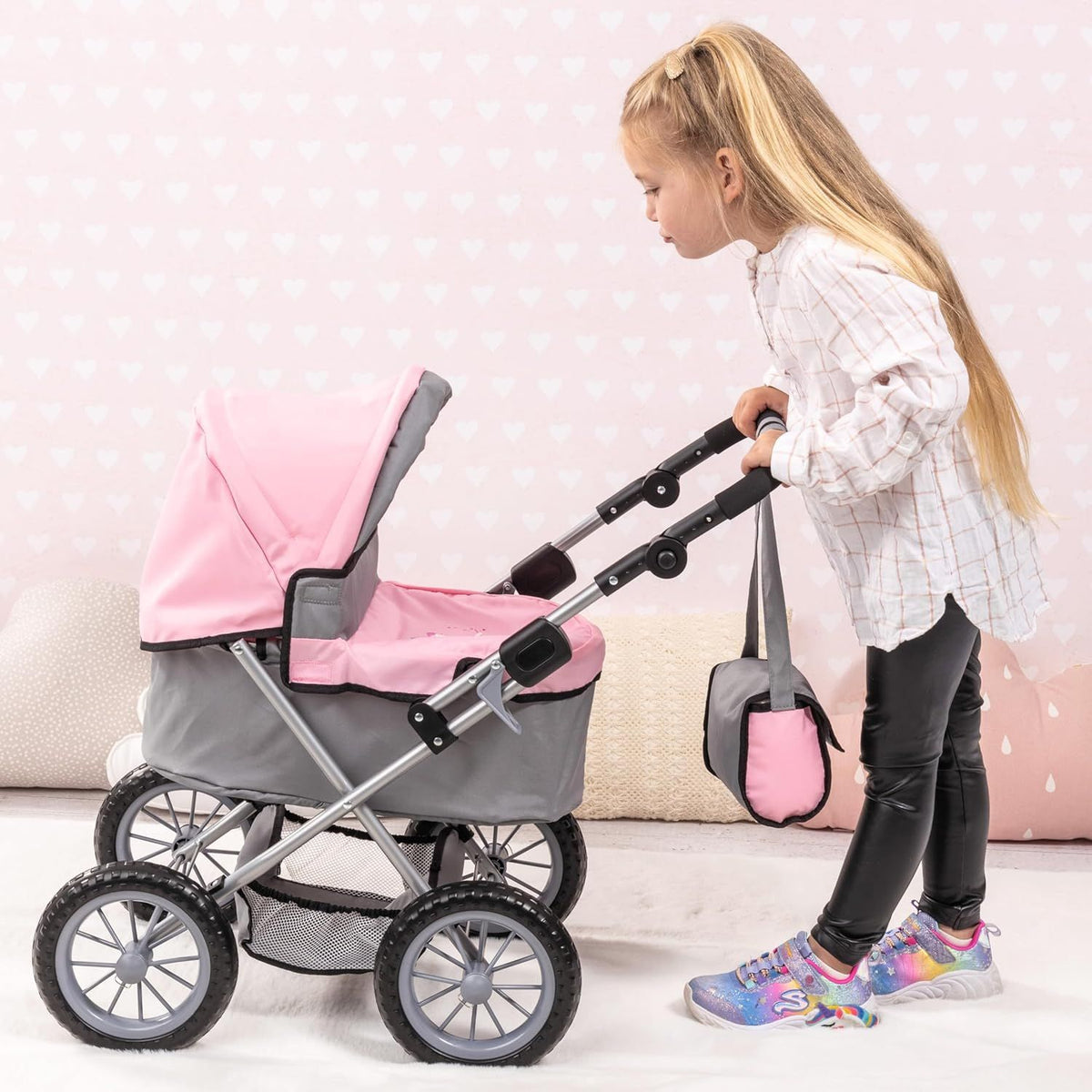 Simulierter Reborn-Puppenwagen für Spielhäuser – Ein Weihnachtsgeschenk für Kinder
