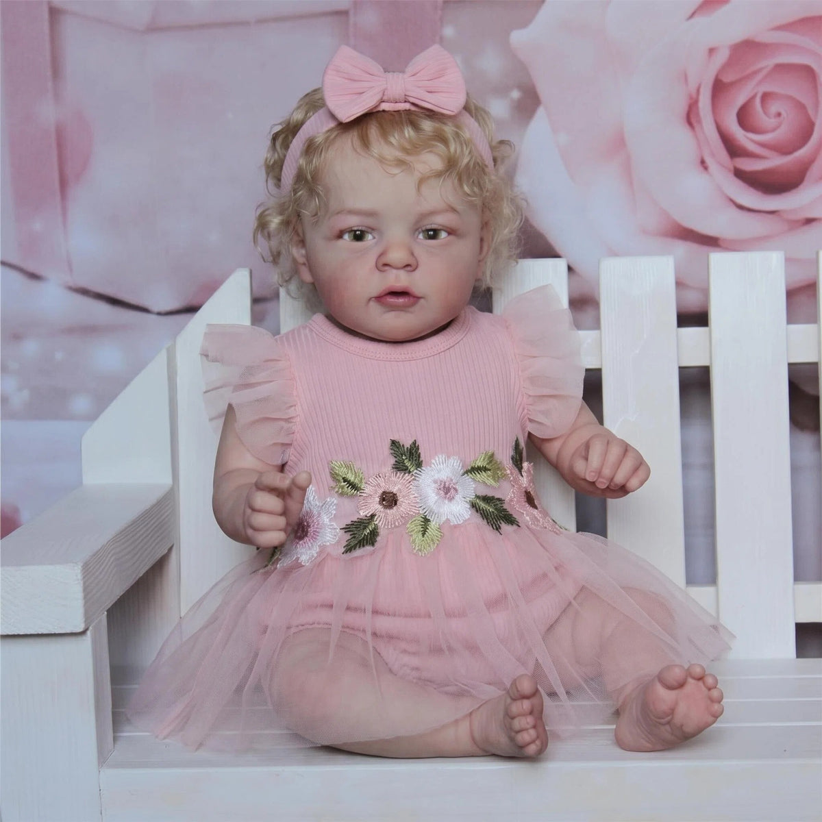 19-Zoll-Reborn-Puppe mit Stoffkörper und Vinyl-Gliedmaßen, wunderbare Geschenkidee für Babypartys, Thanksgiving und Feiertage