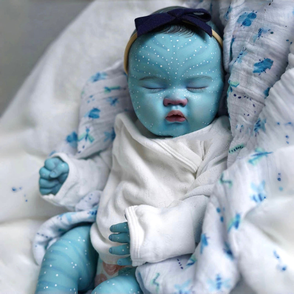 50 cm Reborn-Avatar-Sammlerpuppe mit Stoffkörper, wertvolles Erinnerungsstück für Kinder und erwachsene Sammler