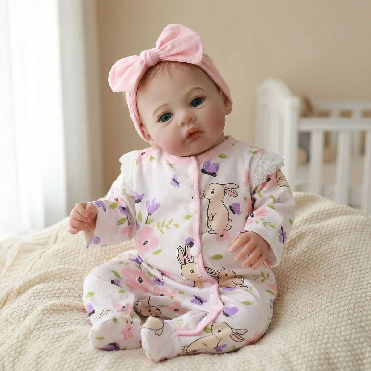 REALISTIC SWEET GALLERY 45 cm lebensechte Reborn-Babypuppe mit Spielzeug- und Geschenkset für Kinder ab 3 Jahren