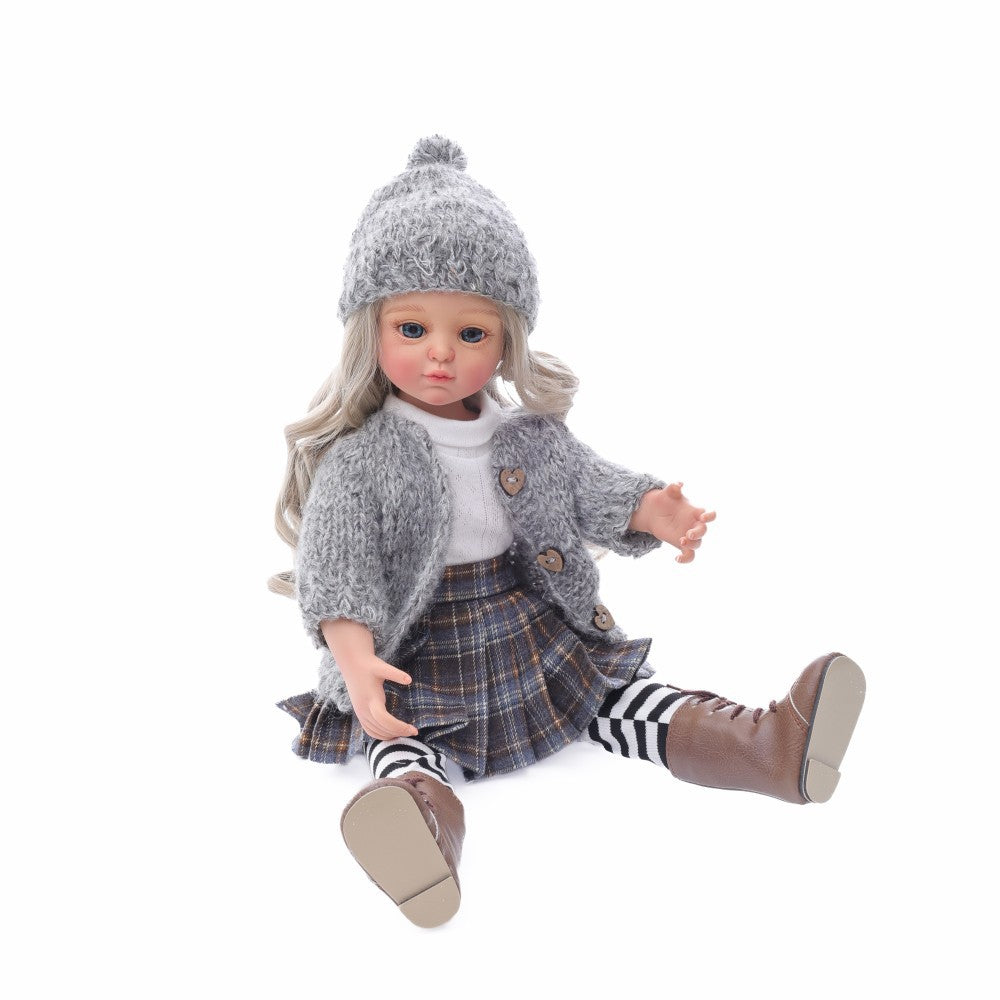 45 cm Puppenmädchen, süße handgefertigte Puppe, Geschenk