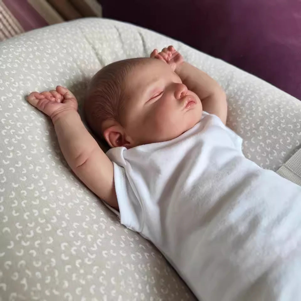 19 Zoll Reborn-Puppen mit Stoffkörper, weiche neugeborene Babypuppen, Spielzeug für Mädchen, Reborn-Puppen