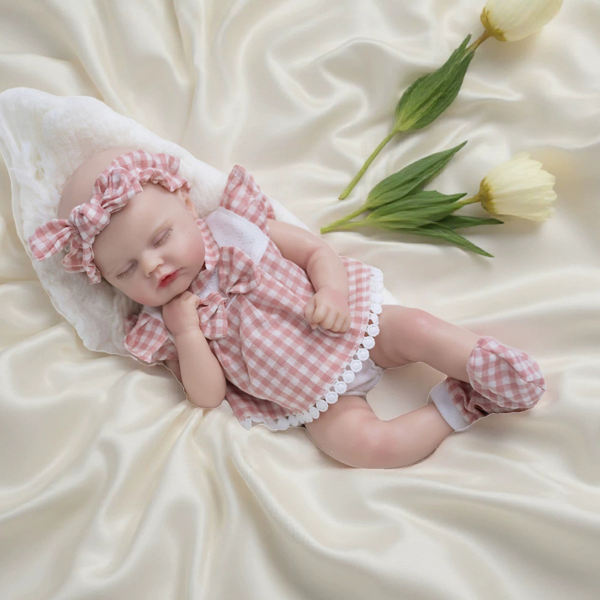 12-Zoll lebensechte Reborn-Puppe mit Ganzkörper-Silikon, geeignet für Rollenspiele und als Dekoration, flexibles Geschenk für Feiertage und Geburtstagsfeiern