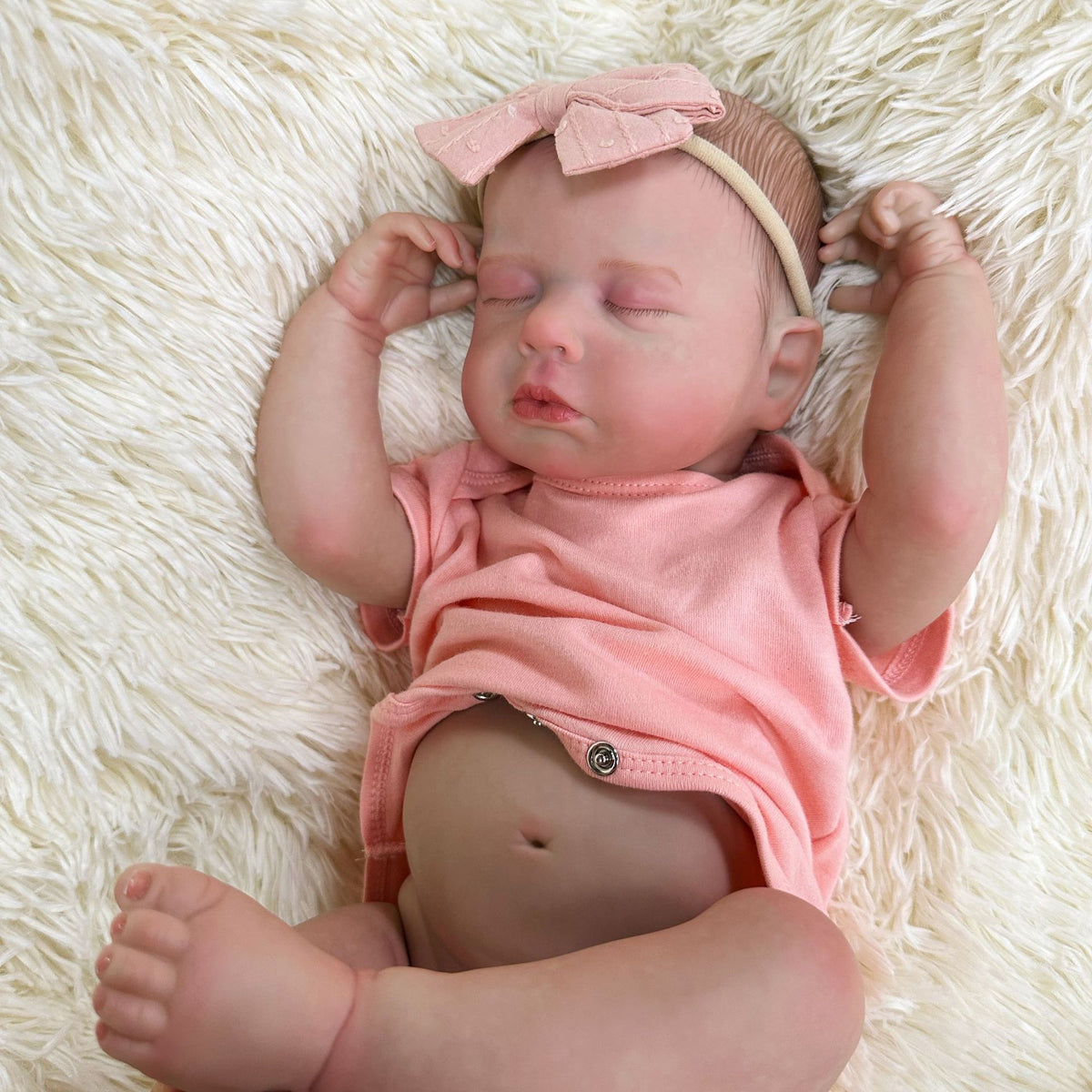 50 cm simulierte Baby-Reborn-Puppe aus Vollvinyl, Geschenk für Kinder