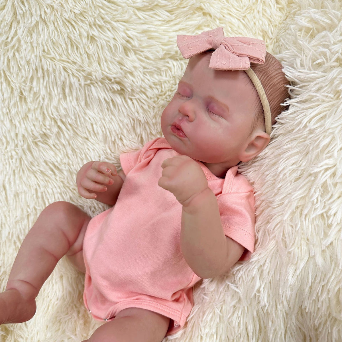 50 cm simulierte Baby-Reborn-Puppe aus Vollvinyl, Geschenk für Kinder