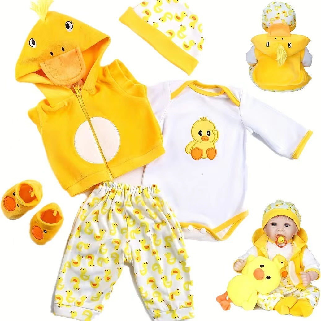 Reborn-Puppe, Puppenkleidung passend für 55 cm Puppen, Herbstkleidung