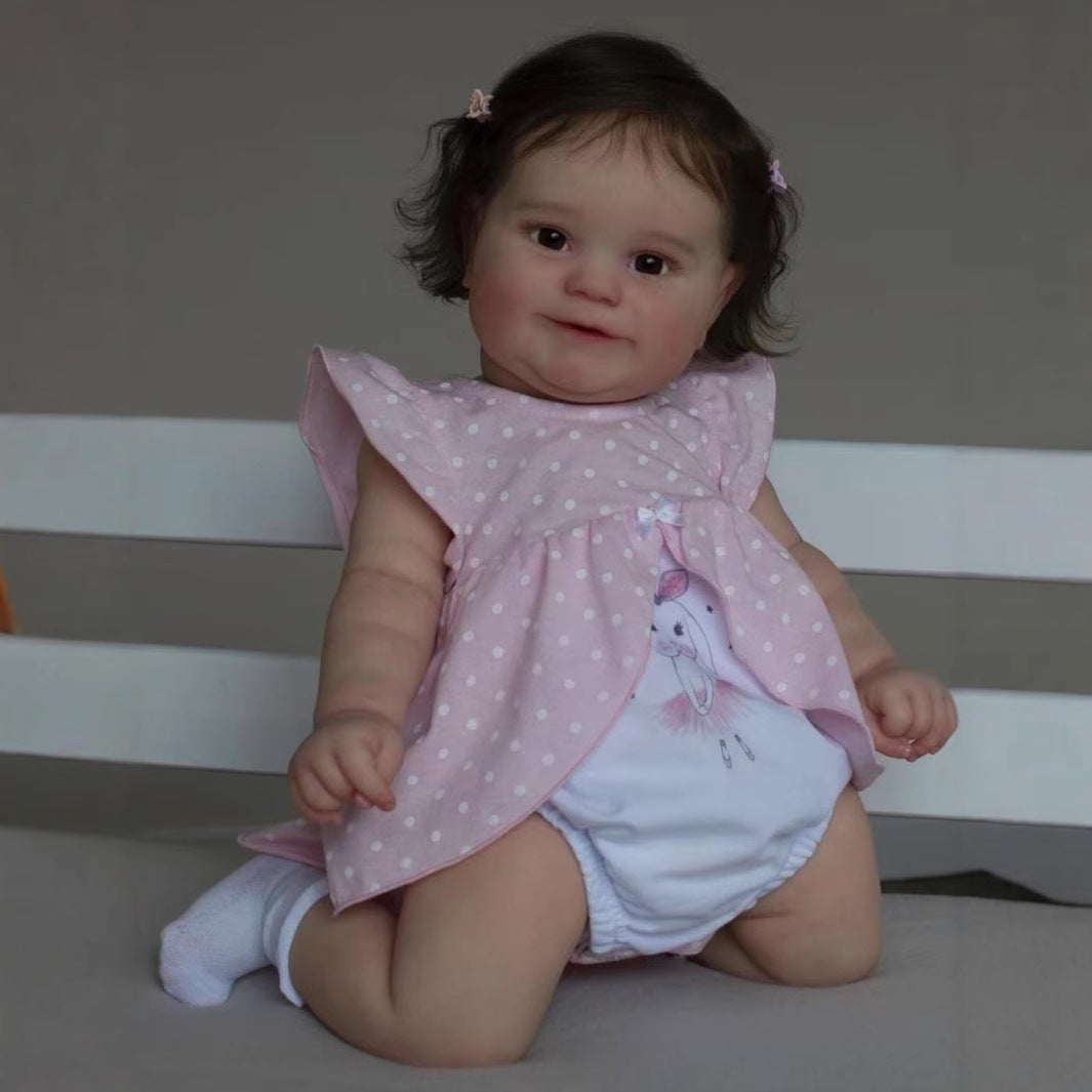 50 cm simulierte Baby-Reborn-Puppe aus Vollvinyl, 3D-Haut Maddie, Kindergeschenk