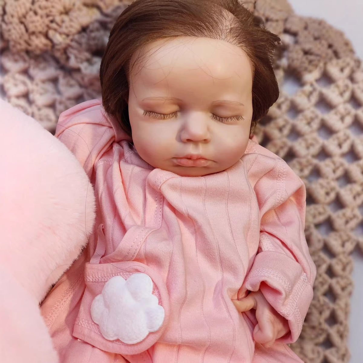 16 Zoll Reborn-Babypuppen mit komplettem Körper aus massivem Silikon, Kleinkind-Mädchen/Junge als Geschenk