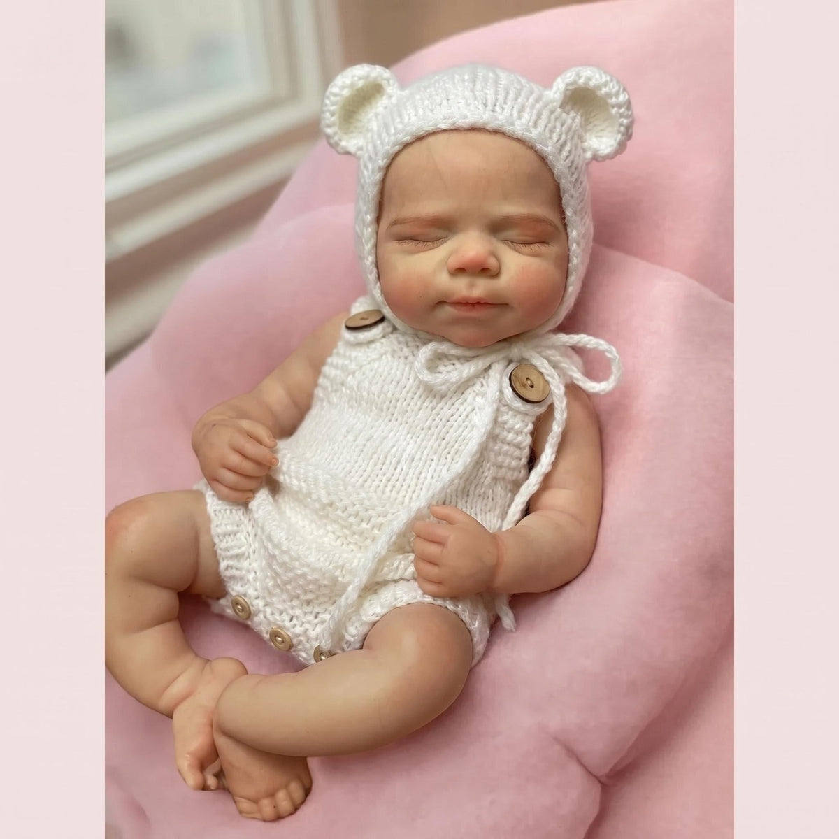 12 Zoll vollmassive Silikonpuppe, flexibel, elastisch, superweich, niedliche, kleine, lebensechte Reborn-Babypuppe als Geschenk und Sammlerstück