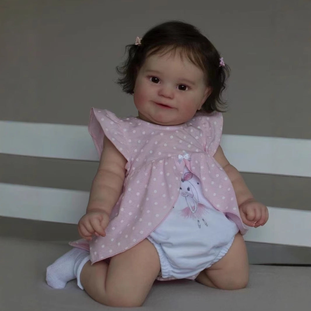 50 cm simulierte Baby-Reborn-Puppe aus Vollvinyl, 3D-Haut Maddie, Kindergeschenk