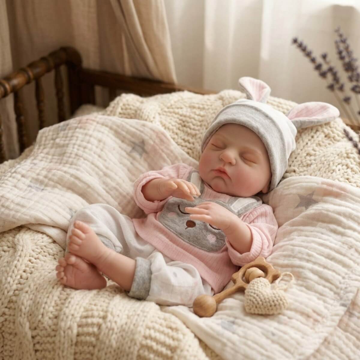 45 cm Reborn-Puppenkleidung Höhe Farbe Simulationsbaby
