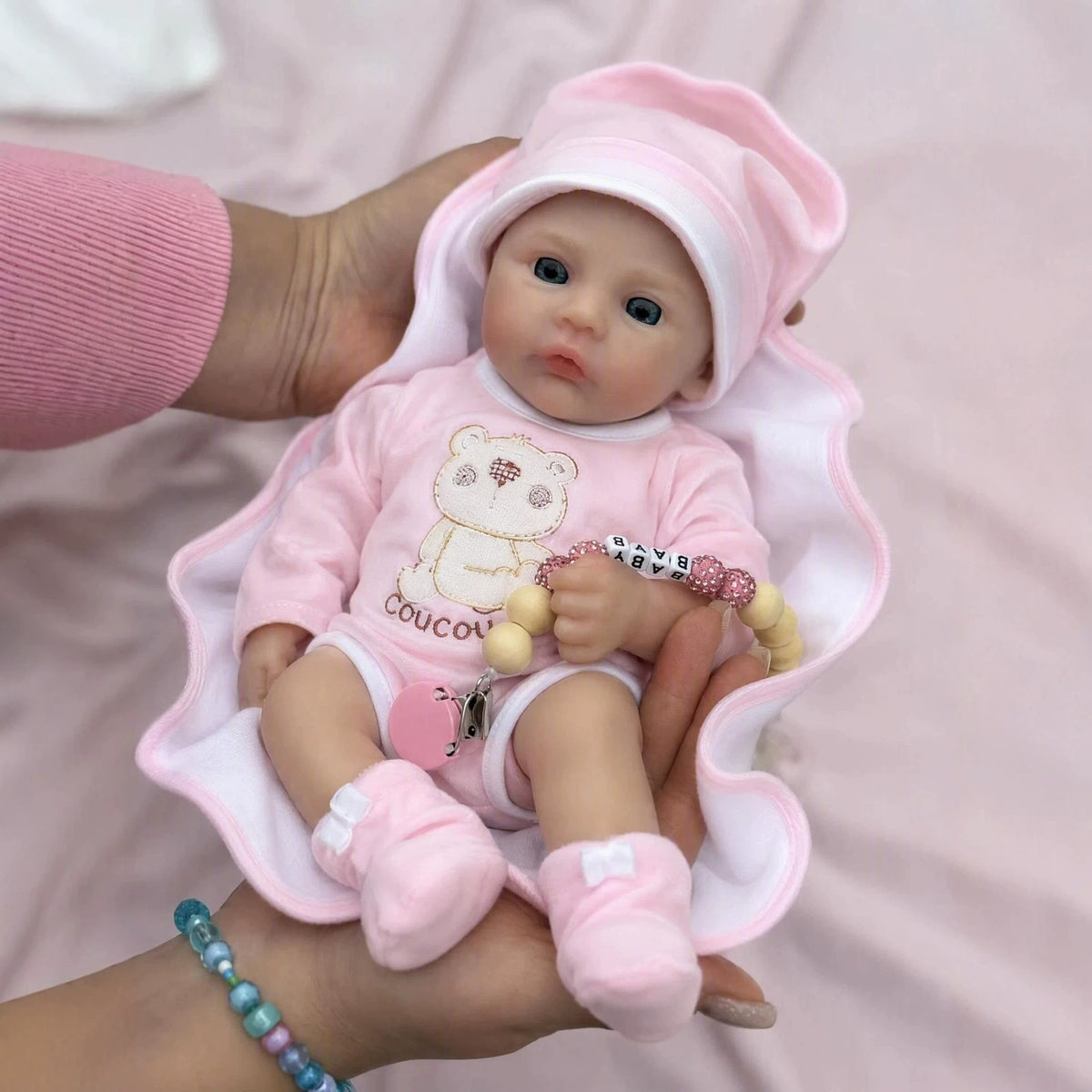 Geschenkfertige 16-Zoll-Reborn-Puppe aus Vollsilikon, schöne Inspiration für Feiertags- und Geburtstagsgeschenke