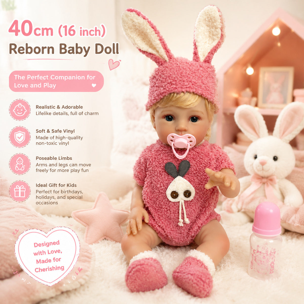18-Zoll-Reborn-Puppe mit Ganzkörper-Vinyl, durchdachte Geschenkauswahl für Geburtstagsmeilensteine und internationale Feiertage