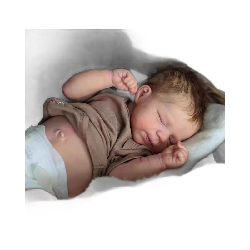 50 cm Vollvinyl-Reborn-Puppe mit 3D-Hautbild