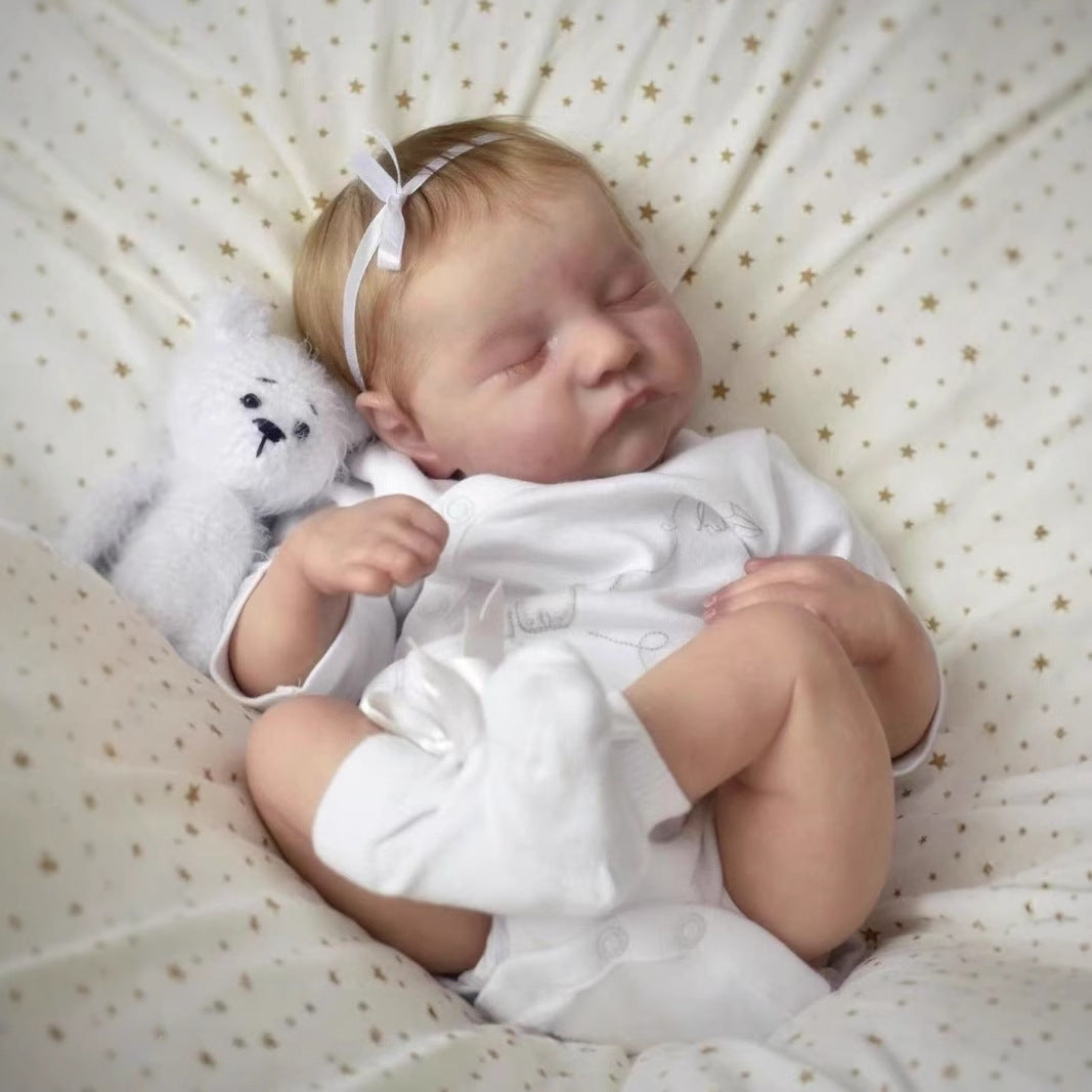 50 cm simulierte Reborn-Babypuppe aus Vollvinyl mit 3D-Haut Levi, Kindergeschenk