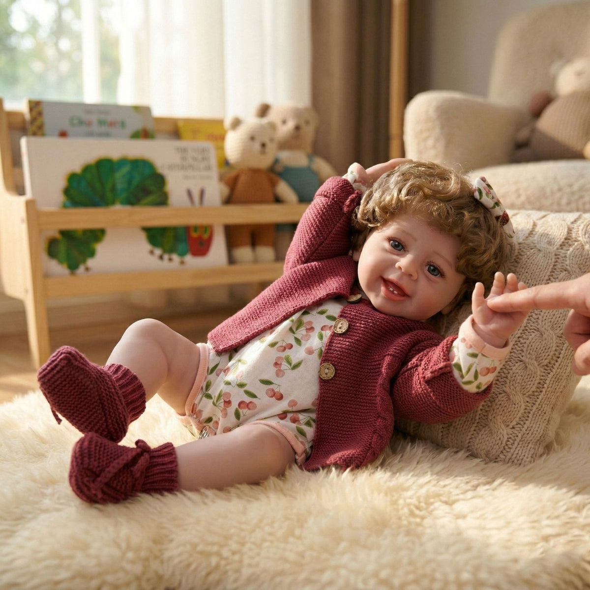22 Zoll neue Reborn-Puppe mit Ganzkörper-Vinyl, simulierte Spielzeugpuppe, Puppengeschenk, Babygeschenk