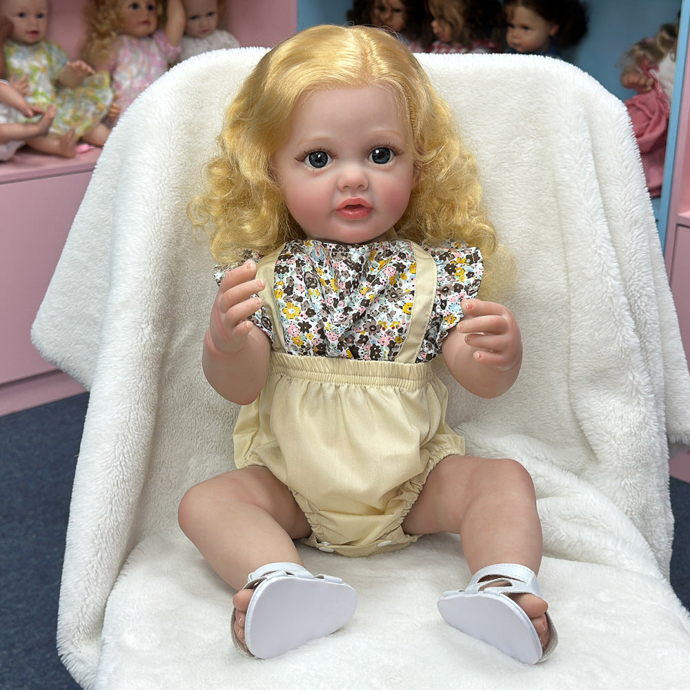 22 Zoll lebensgroße Reborn-Puppe aus Vollvinyl, geschätztes Erbstück für Geburtstagsfeiern und die Feiertagseinkaufssaison