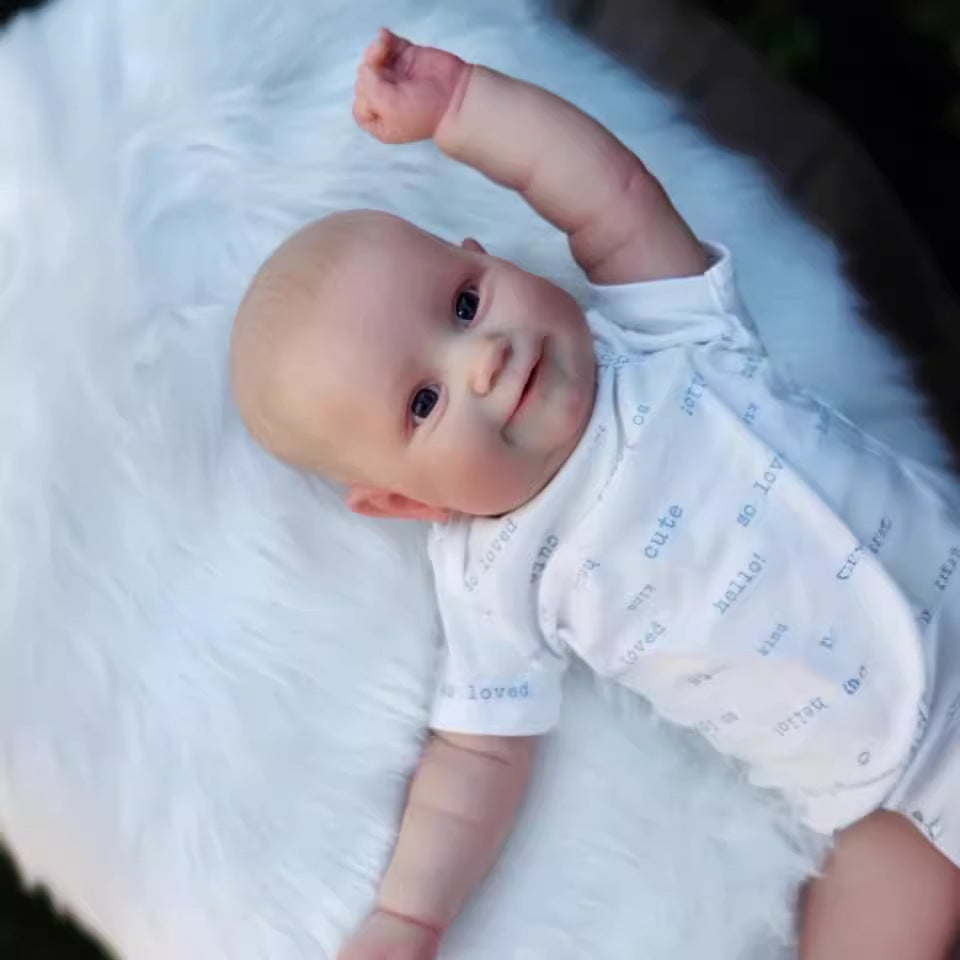 61 cm große, hochwertige Reborn-Babypuppe mit Stoffkörper, niedlich und realistisch für Geschenke