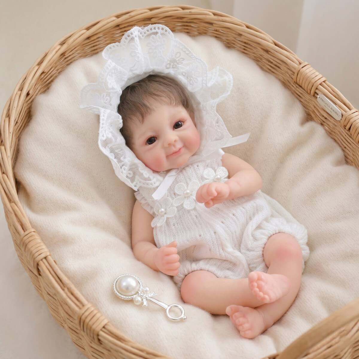 12-Zoll lebensechte Silikon-Reborn-Babypuppe, weicher Körper, 3D-Haut, Neugeborenen-Puppe für Kinder und Mädchen als Geburtstagsgeschenk
