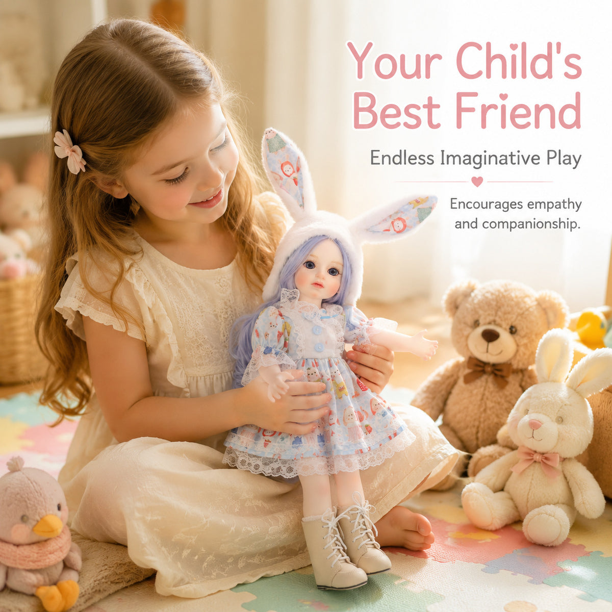 18 Zoll handgefertigte, lebensechte Reborn-Babypuppe mit Ganzkörper-Vinyl, realistischer 3D-Haut, Kinderspielzeug für kleine Mädchen