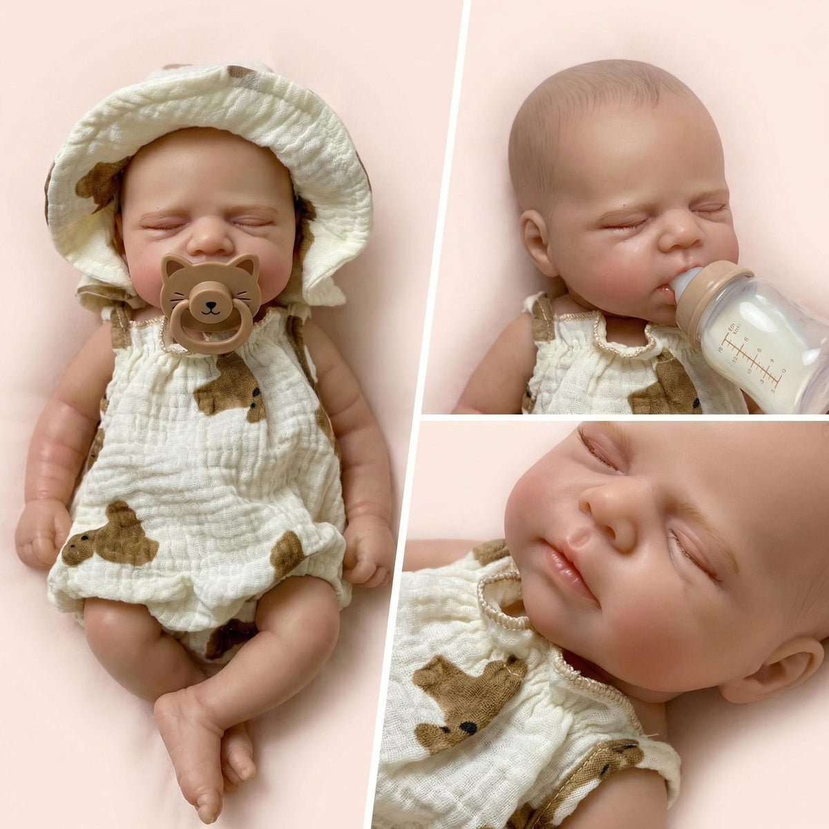 12 Zoll ärmelloser Jumpsuit für Pascale Reborn-Puppe aus Vollsilikon