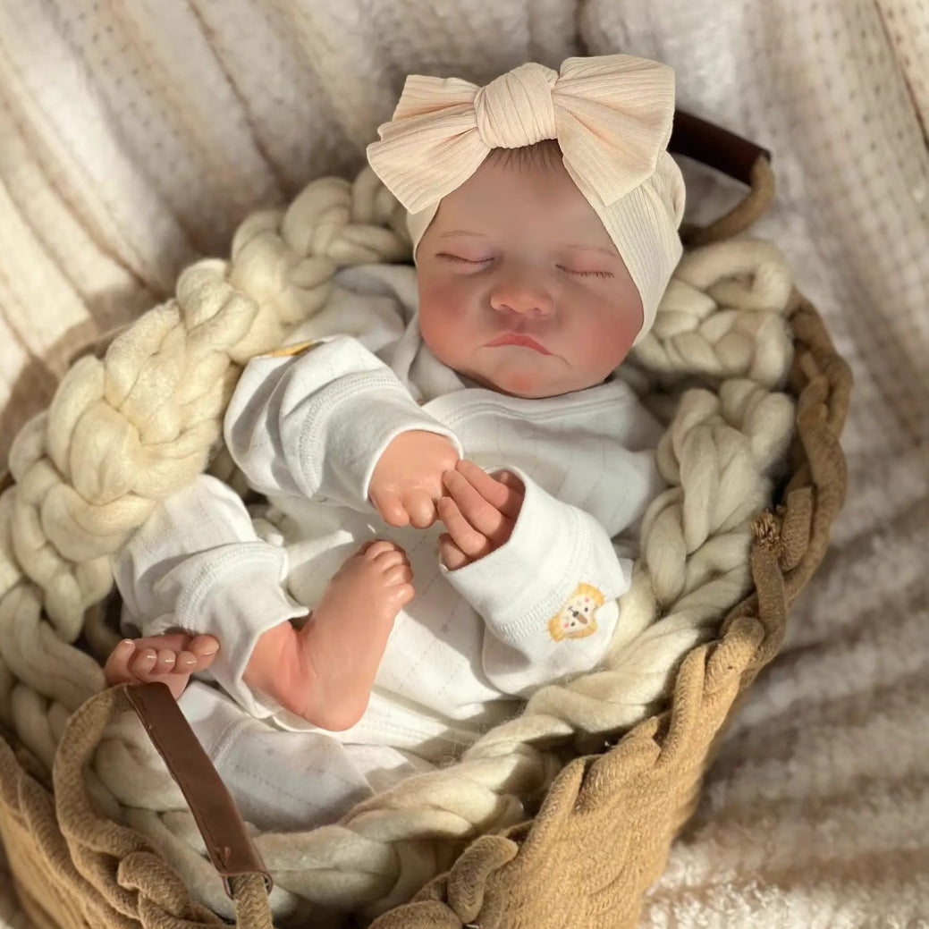 Reborn Baby Levi Realistisches Neugeborenes 19 Zoll 48 cm lebensgroße Vinylpuppe