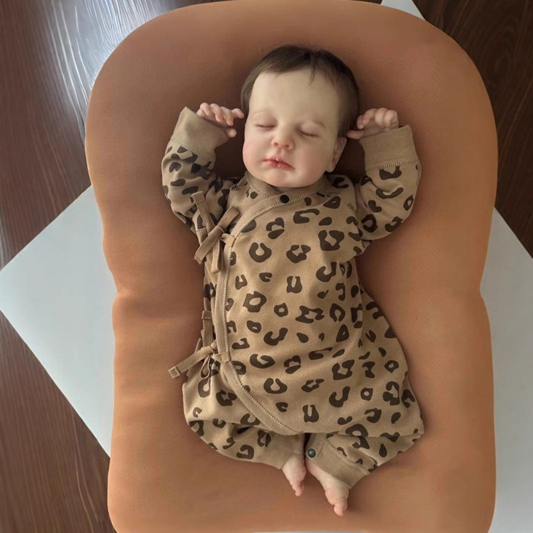50 cm Reborn-Puppe aus Vollvinyl, Modell LOULOU, aufwendig bemalt, Geschenk für Kinder