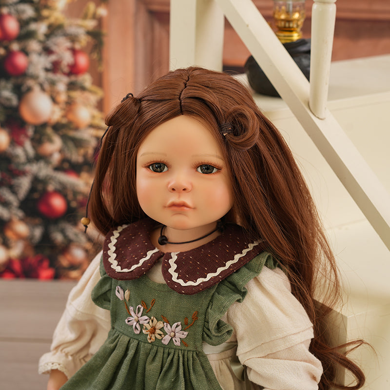 Hand-painted Collectible Porcelain Dolls 22 Inch/55cm Country-style Dress Up Porcelain Dolls - Reborn Doll Australia