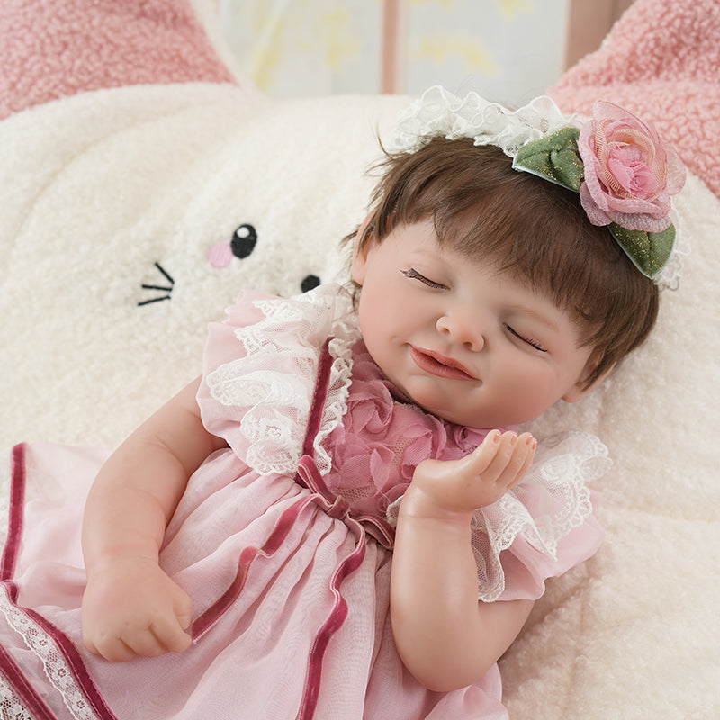 Adorable Realistic Reborn Baby Doll 20-inch/50cm Lifelike Sleeping Newborn Dolls for Kids Gift - Reborn Doll Australia