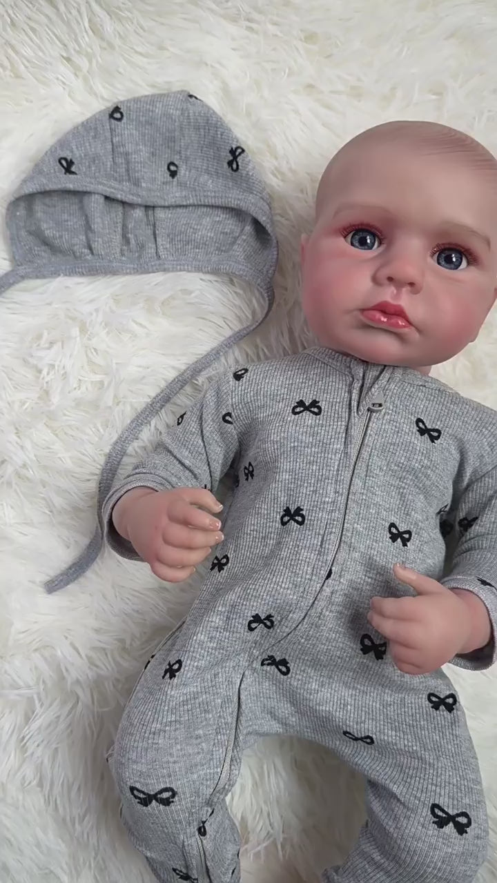 20-Zoll-Sammlerpuppe mit Ganzvinylkörper, wunderbare Ergänzung für Geburtstagsgeschenkelisten und saisonale Weihnachtsgeschenke