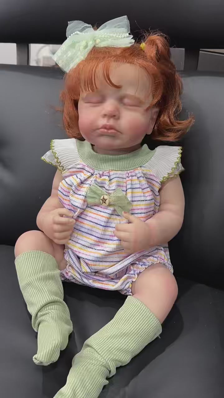 Lebensechte 46 cm Puppe mit Ganzkörper-Vinyl, fühlt sich an wie ein echtes Baby, ideal als Geschenk zum Geburtstag oder zu Feiertagen